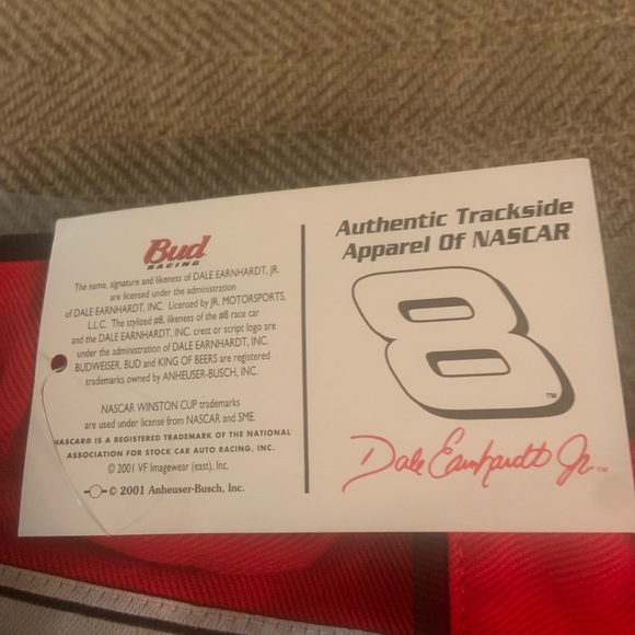 VINTAGE 2001 Dale Earnhardt Jr. NASCAR jacket. Tag still attached! Never worn! - Picture 3 of 5